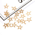 Wholesale Fashion Brass DIY Jewelry Accessories Star Plate Charmsimitation Gold Plating.15 Mm*13 mm
