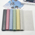 Wholesale 24*40cm White Ceramic Pearl Trim Self-Adhesive 24*40cm Rhinestones Sheet