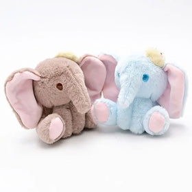 Wholesale 9cm Cute Toys Plush Elephant Stuffed Animal Soft Keychain Plush Toys Kid Bag Elephant Keychains Charms Pendant KeyRing