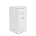 White Beauty Salon Working Station Hairdressing Station Salon Trolley Cart