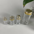 Wholesale Acrylic Saffron Bottle Cordyceps Screw Transparent Container Plastic Powder Package