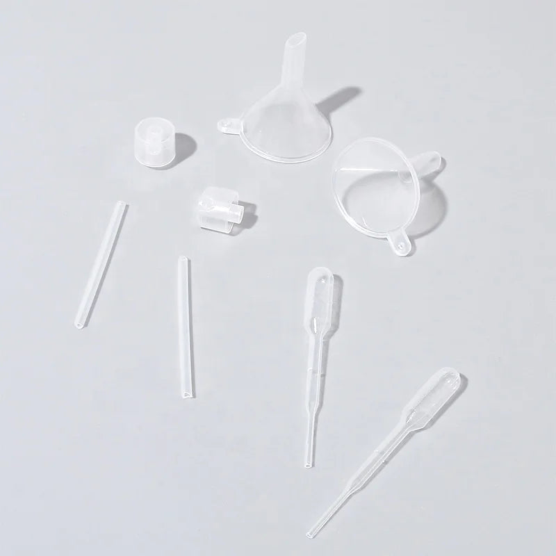 2024 New Arrival Ready to Ship clear Plastic Tools Funnels Droppers and Perfumes Come in a Complete Accessory Set MegaBDM