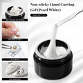 MissGel Newest 3D Satin Nail Art Gel Aurora Colors Multifunctional Non Stick 3D Carving Sculpture Nail Gel for Nail Art