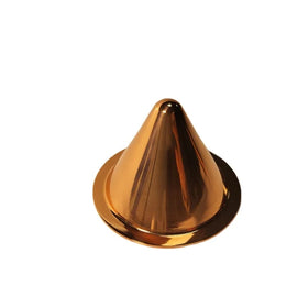 Metal Spun Conical Shell Metal Spinning Conical Cover High Glossy Copper Cone Mirror Polished Copper Cone
