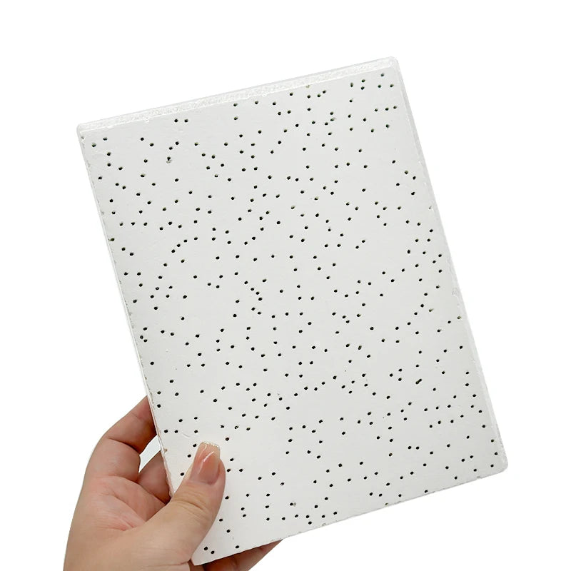 Pin Hole Tegular Edge 595*595MM Acoustic Mineral Fiber Board Ceiling Tiles