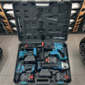 5-in-1 Cordless Electric Power Tool Set Custom OEM for Industries-Includes Angle Grinder Impact Wrench Electric Hammer Circular