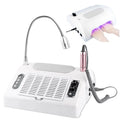Hudavioji 5 in 1 Nail Art Machine  New 2022 Nail Drill Dust Collector Dryer Uv Nail Lights Led Lamp