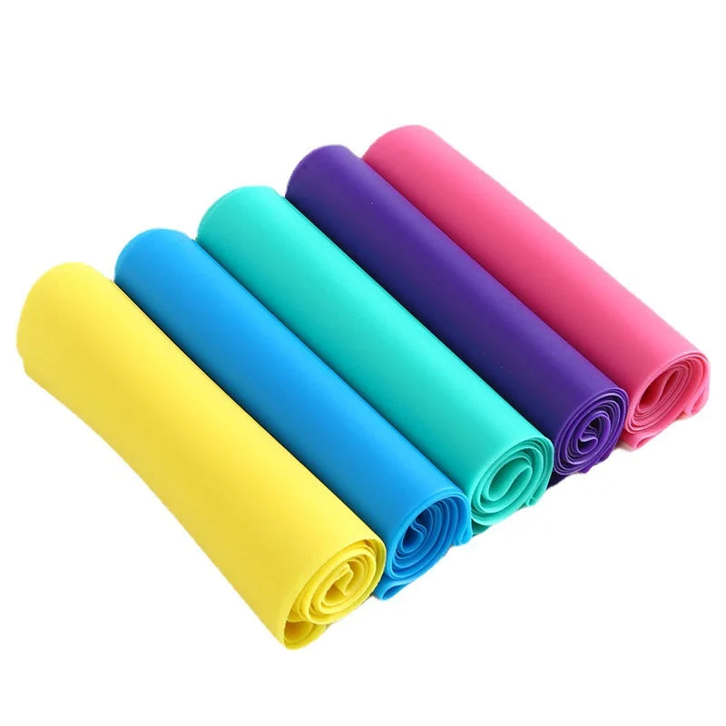 New TPE Yoga Stretch Belt Fitness Resistance Belt with Strips for Hip Fitness and Yoga Stretching