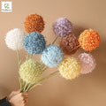 Spot Goods Plastic Flowers Single Large Onion Ball Flower Dandelion Plant Wedding Decoration