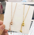 Gold Plated Stainless Steel Gourd Tassel Bead Big Brand Auspicious Charm Necklace Fu Character Chinese Style Gift