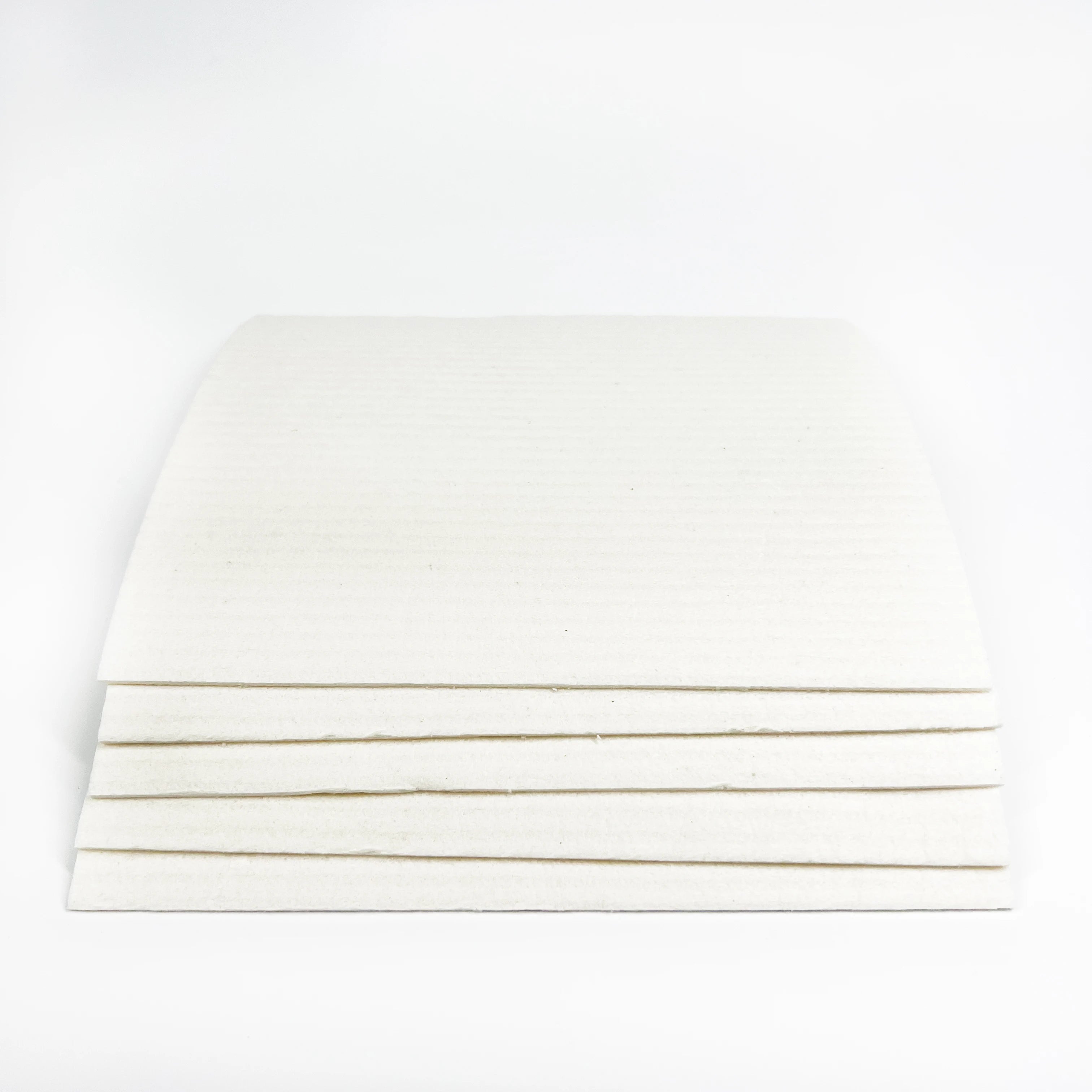Pure White Swedish Cellulose Sponge Cloth High Absorbent Cellulose Sponge Cloth Kitchen Long Fiber Wood Pulp