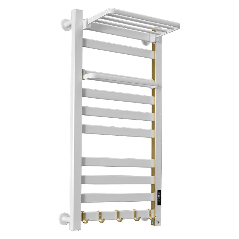 Electric Towel Rack Thermostat Heated Towel Rail With Timer Heated Warm Electric Radiator Towel Rack