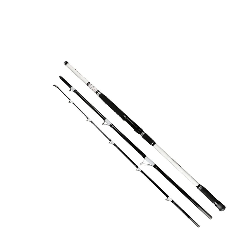 LETOYO Portable 2.7m 3.3m High Carbon Fiber Sections Travel Spinning Casting Baitcasting Fishing Lure Rod