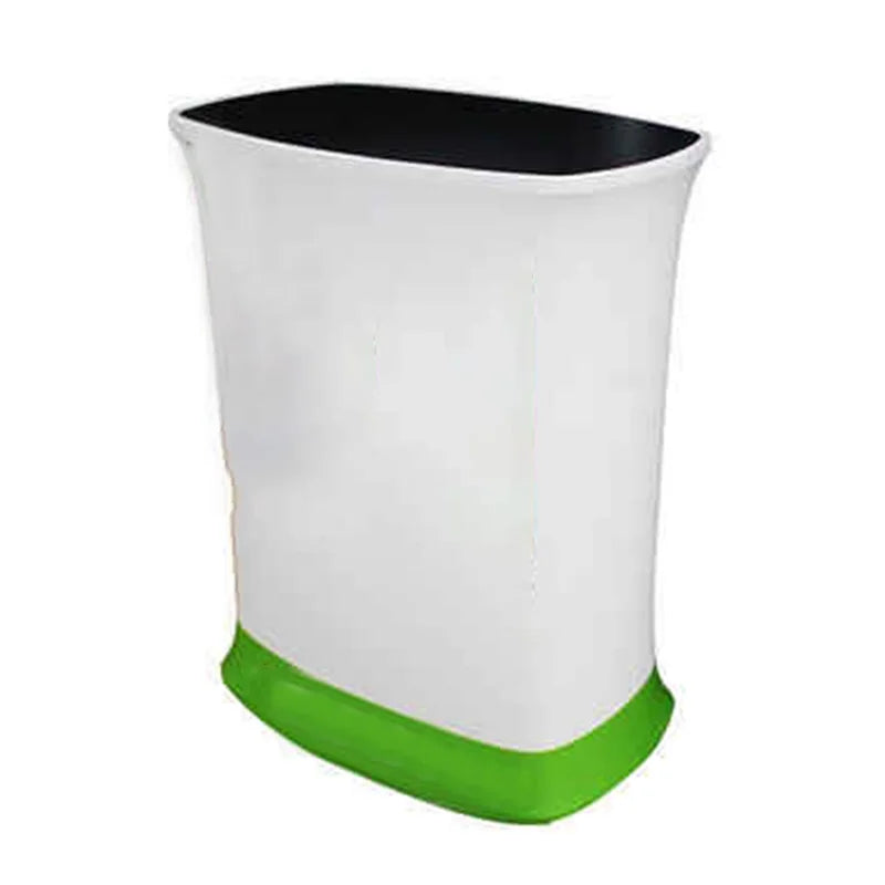Trade Show Counters Custom Foldable Reception Counter Oval Promotion Table