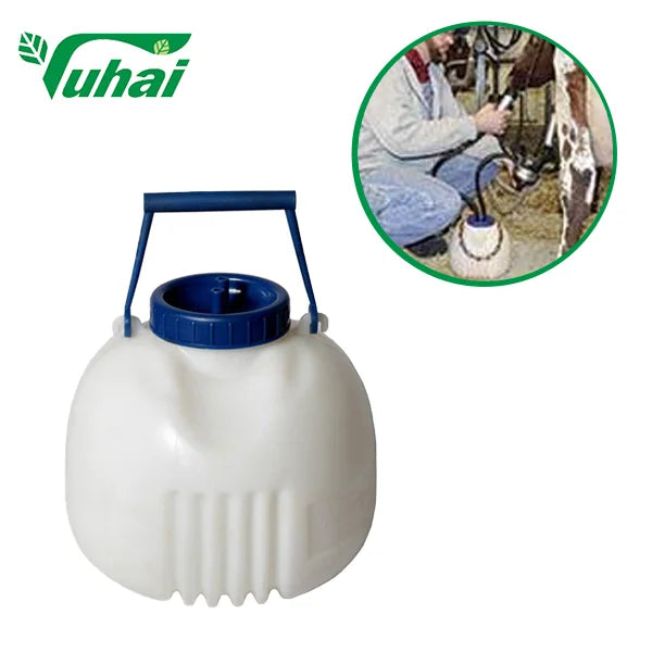 Cow Feeding/8L Quarter Milk Separator with Tube/dairy Farm Equipment Milking Bucket Poly