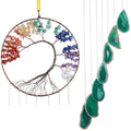 Diy Gold-plated Edge-covered Wind Chime Piece Colorful Natural Agate Rough Stone Slice Necklace Pendant