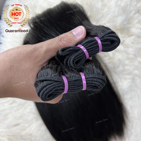 HOT SELLING!!! Super Double Drawn Raw Bone Straight Hair Unprocessed Vietnamese Wholesale Price Natural Color Hair Vendors