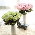 L967 Preserved Flower Real Touch Single Rose Silk Velvet Bulk Rose Long Stem Wedding Decoration 30-95cm