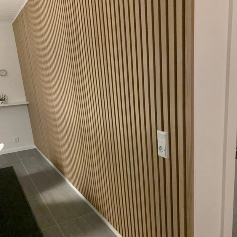 Akupanel Acoustic Slat Panel Wood Modern Interior Sound Proof Wall Decoration Acoustic Wall Panels