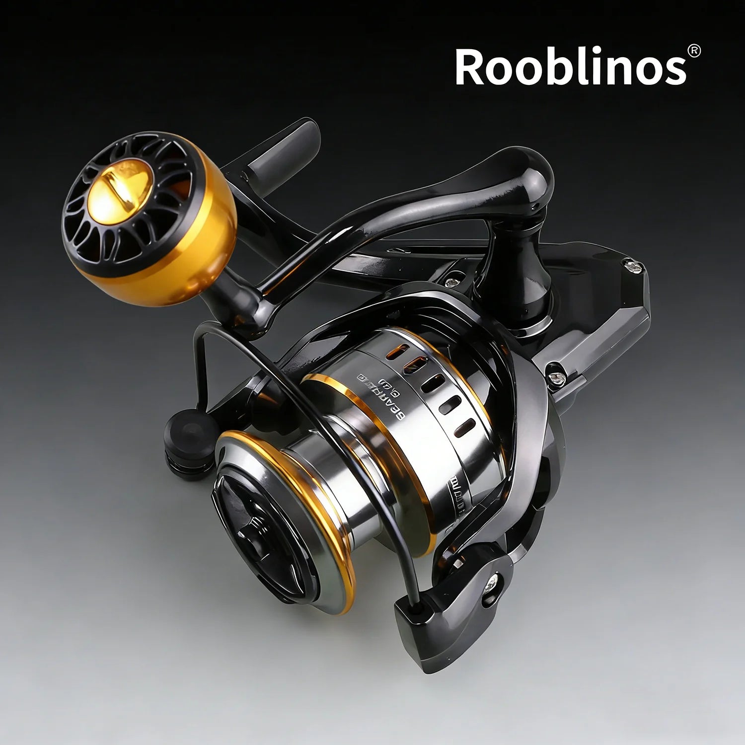 [Germany Stock] ROOBLINOS HEG Left Hand Spinning Reel 5.2:1 Nylon Material Fake Bait Stream River Lake Fishing 1000-7000 Series