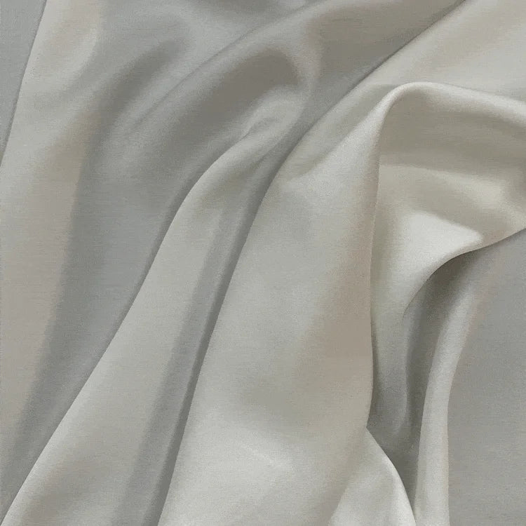 Silk Rayon Blend Fabric White Silk Viscose Blend Fabric for Plain Dyeing or Printing