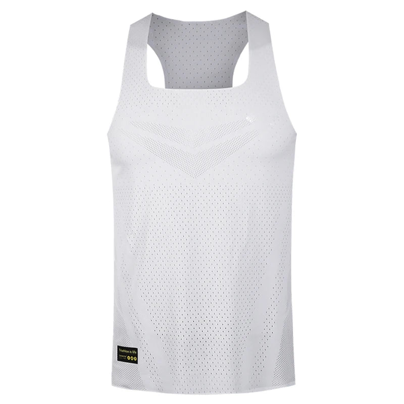 Casual Women's Exercise Tank Top Breathable Mesh Seamless Design with Custom Logo for Gym Fitness Marathon Training