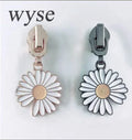 Hot Selling Custom Decorative Novelty Flower Shape Auto Lock Metal Zippers Puller for for Bags Shoes Clothing Zipper Puller