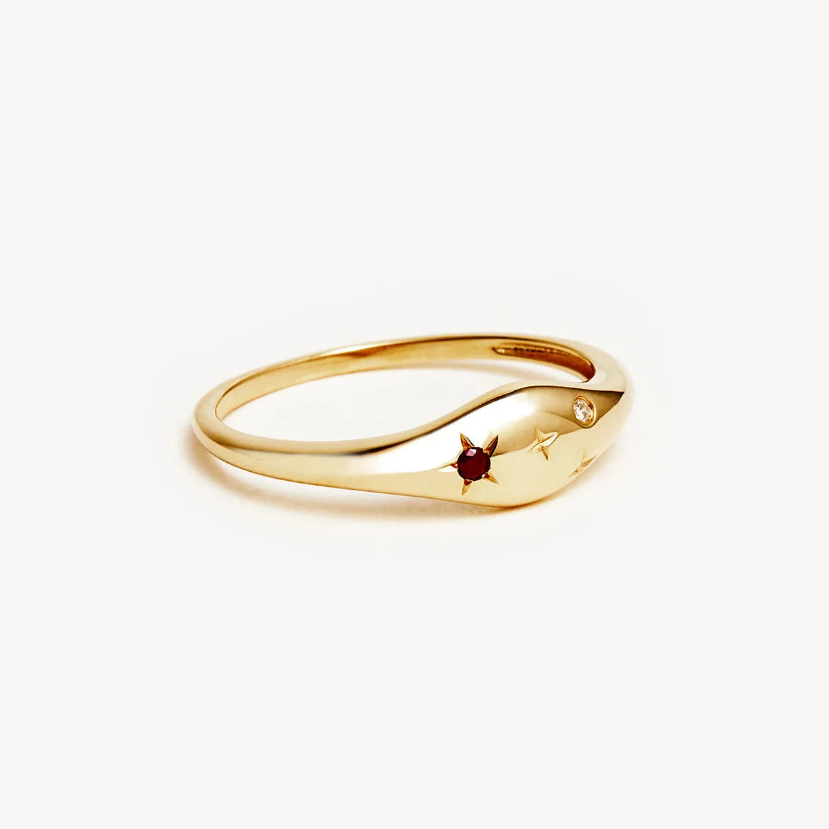 Stainless Steel Silver Zodiac Stars Diamonds Rings for Women