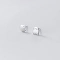 Women Cute Earings Small Little Monster Shape 925 Sterling Silver Stud Earrings Fashion Jewelry