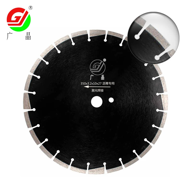 Factory Wholesale Price 14 Inch 350 Mm Laser Welded Diamond Cutter Blade for Asphalt Concrete Marble Cutting