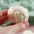 China Traditional Lucky Pig Shape Mousse Cake Mold Silicone Pastry Mold DIY Making Tools