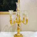 Palace Style Golden Copper Metal Retro Modelling Crystal Table Lamp Lighting Hotel Home Wedding Decorative Gift
