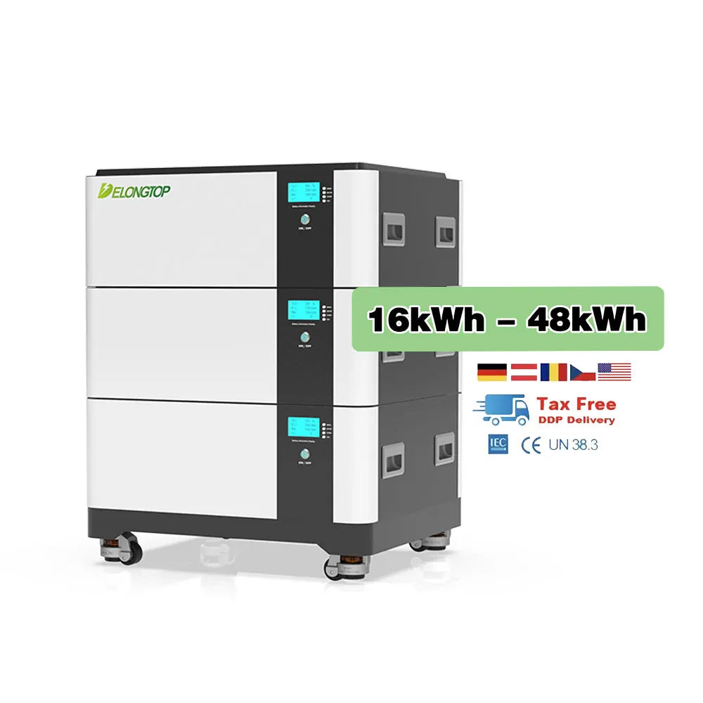 Off Grid Solar System Complete 12Kw 16kwh 48kwh Solar Battery Storage System All-in-One Inverter with Integrated Battery