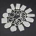 Wholesale Custom Metal Key Chain Supplies Best Quality Various Shapes Keyring Sublimation Blanks Keychain