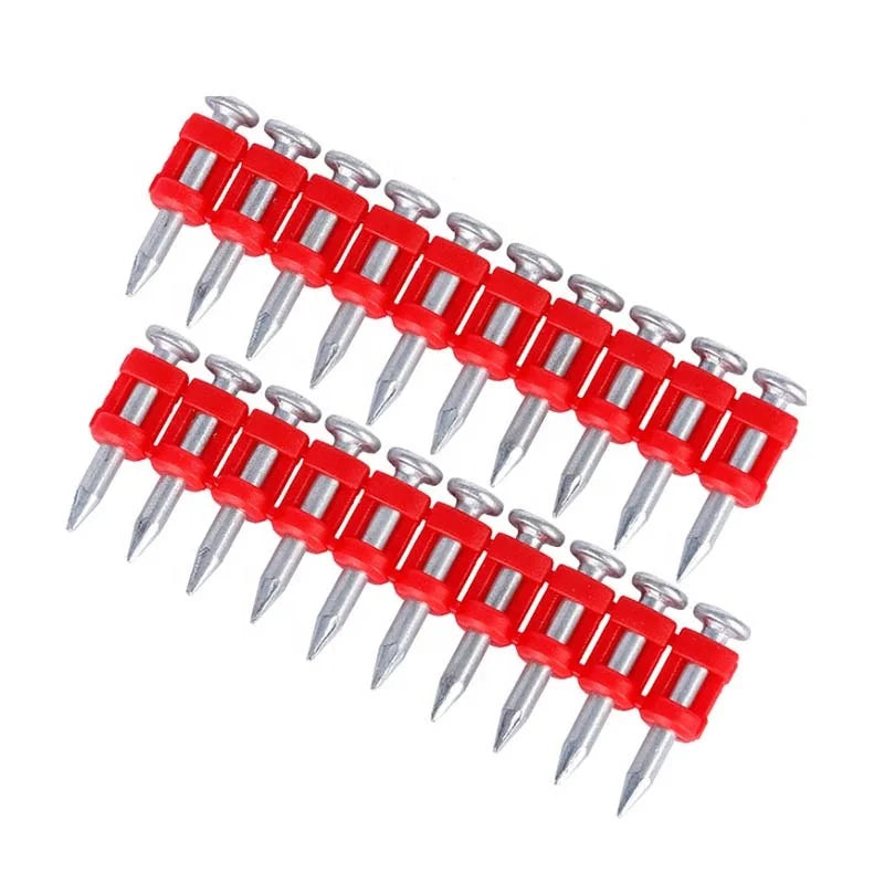 Collated Steel Smooth Gas Drive Pins Strip Concrete Nails