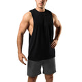 Yali Quick Dry Breathable Open Side Sports Mens Muscle Singlet Cotton Polyester tank Top
