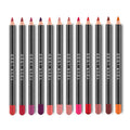 Vendor 12-Color Matte Lip Liner Set Highly Pigmented Mineral Pencil Cosmetics Custom Logo Natural Private Label Wholesale Lip