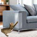JOYSING 4-Pack Clear PVC Single-Sided Interactive Cat Scratcher Couch & Furniture Protector Toy for Kittens & Cats
