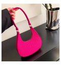 Wholesale Low Price Women's Handbag One Shoulder Underarm Bag Foreign Style Casual Underarm Bag Simple Saddle Bag