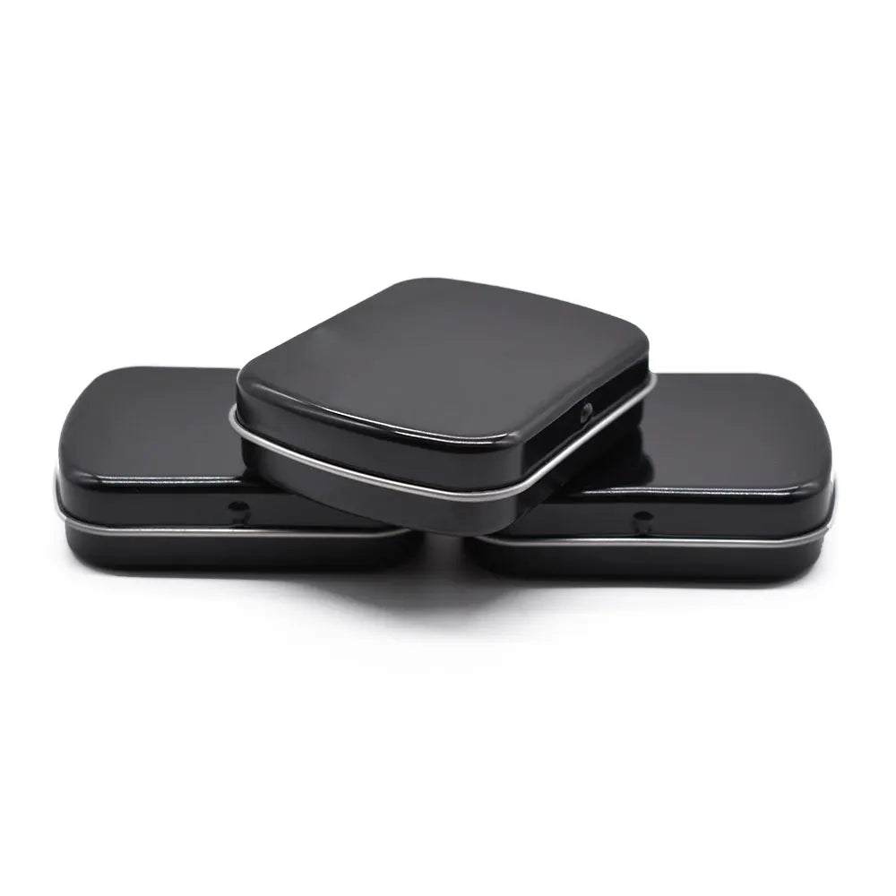 Empty Lip Balm Solid Perfume Brow Soap Cosmetic Container Flip Lid Metal Tin Box