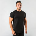 Custom 95% Cotton 5% Elastane Custom Private logo Fitness Gym Wear Sports Apparel Plain Blank Fitness Mens T Shirt
