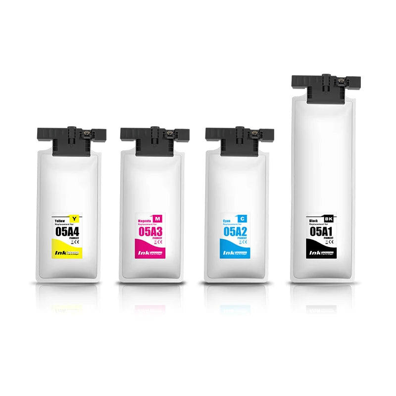 Ocbestjet Excellent Quality T05A1-T05A4 Ink Bag Full With Pigment Ink With One Time Chip for Epson WF-C878R WF-C879R Printer