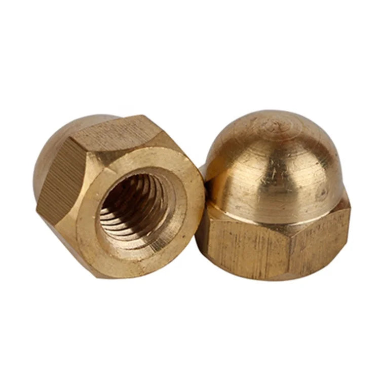 Guaranteed Copper Brass Yellow Hex Acorn Nut