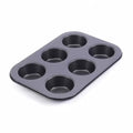 Food Grade Kitchen Tools Carbon Steel 6-Cup Cake 3 Different Designs Mould Baking Pans Cake Pan Baking Sheet