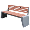 Outdoor Furniture Wooden Slats Leisure Bench Seat Outside Park Traditional Bench Seating Public Garden Chair Bench Supplier