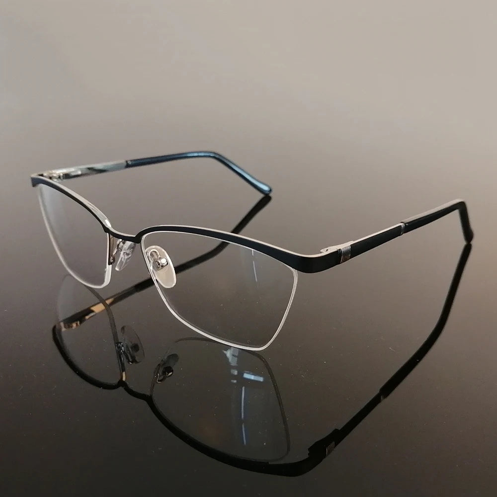 Rimless Optical Glasses Frame Mens Fashion Metal Frame Optic Eyeglasses Frames Factory Wholesale Price