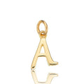 LOZRUNVE 18k Gold Plated Pure Silver 925 Letter Initial Charm Pendant for Necklace Jewelry