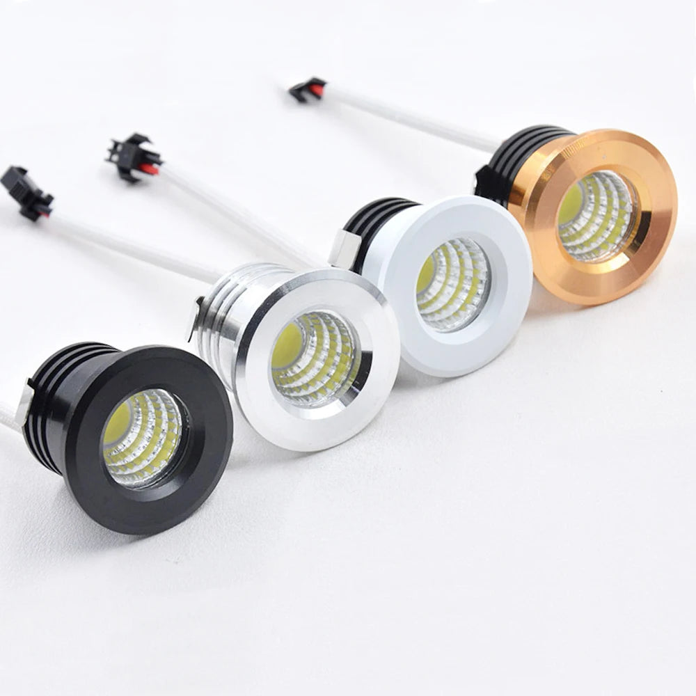 Mini LED Spot Light Downlight COB 3W  110V 220V for Ceiling Cabinet Showcase Loft Decorations Indoor Spotlight