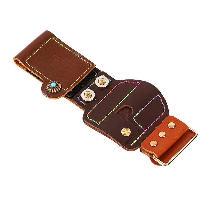 Fish Shooting Wrist Strap Slingshot Accessories Cowhide Wrist Strap Fixed Fish Wheel Fishing Wrist Strap Accessories