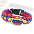 Handmade Boho Venezuela Thread Silicone Bracelet Bangle Jewelry Unisex
